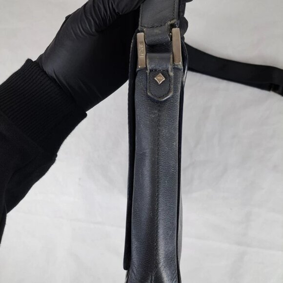 MCM Leather Gray Shoulder Bag | Laptop Bag up to 15" | Messenger Bag - Picture 6 of 12